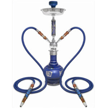 Heiße Verkäufe Huka Shisha Rohr für das Rauchen Blaue Farbe (ES-HK-096)